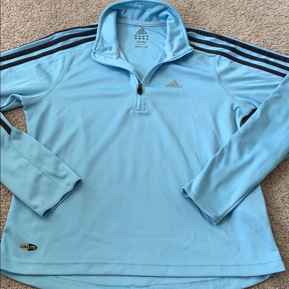 Adidas quarter zip- dri-fit